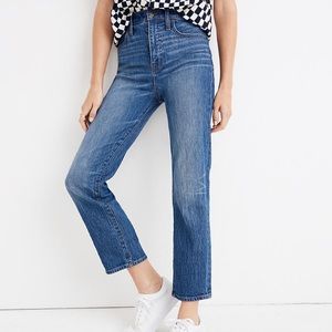 Madewell Classic Straight Jeans in Fawn Wash